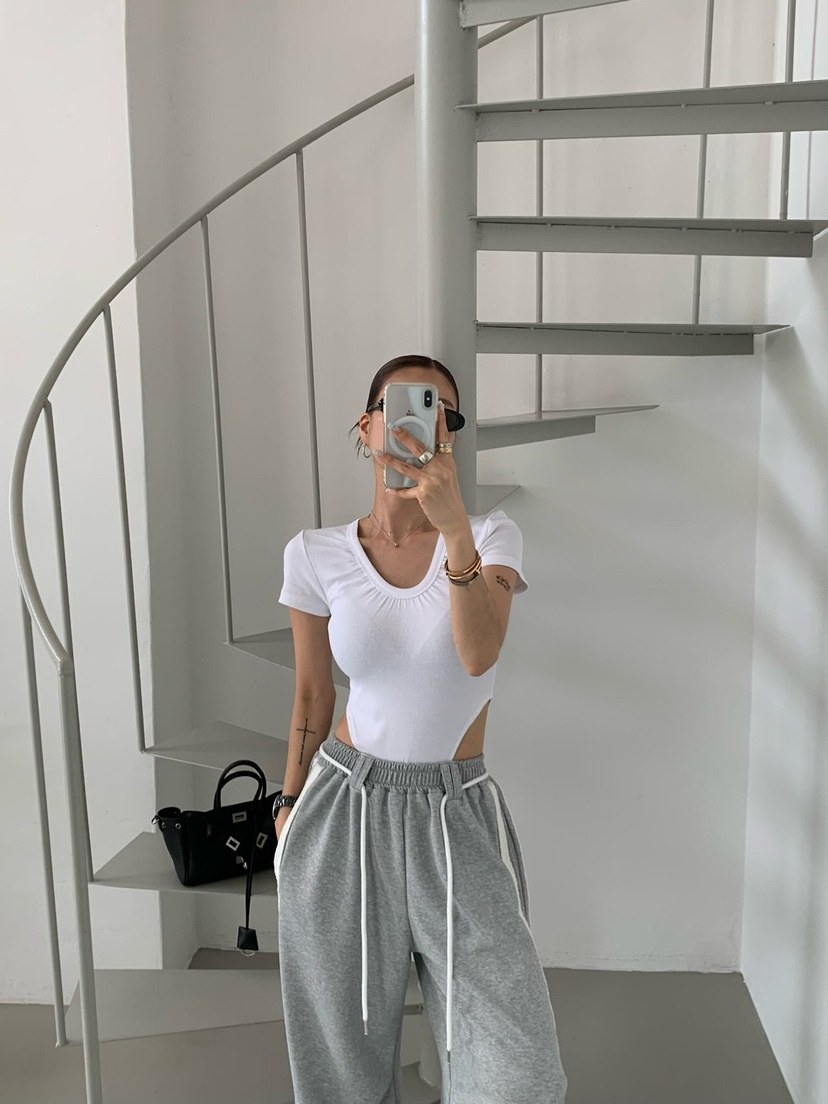 REVE CITE-L韓國直郵女士新品真品人氣26春夏時尚T恤褶皺REVE CITE-LT恤圖色2