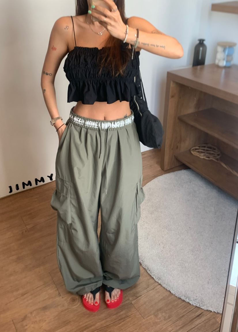 JIMMY東大門實拍韓國女士新款職業休閑時尚26夏季吊帶背心褶皺JIMMY/REMAKE吊帶/背心