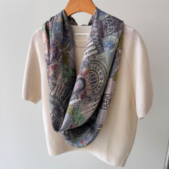 N3韓國直郵實拍女裝新款熱賣26春夏26夏季休閑圍巾披肩雙面N3圍巾/披肩