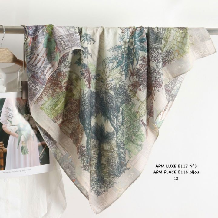 N3韓國直郵實拍女裝新款熱賣26春夏26夏季休閑圍巾披肩雙面N3圍巾/披肩