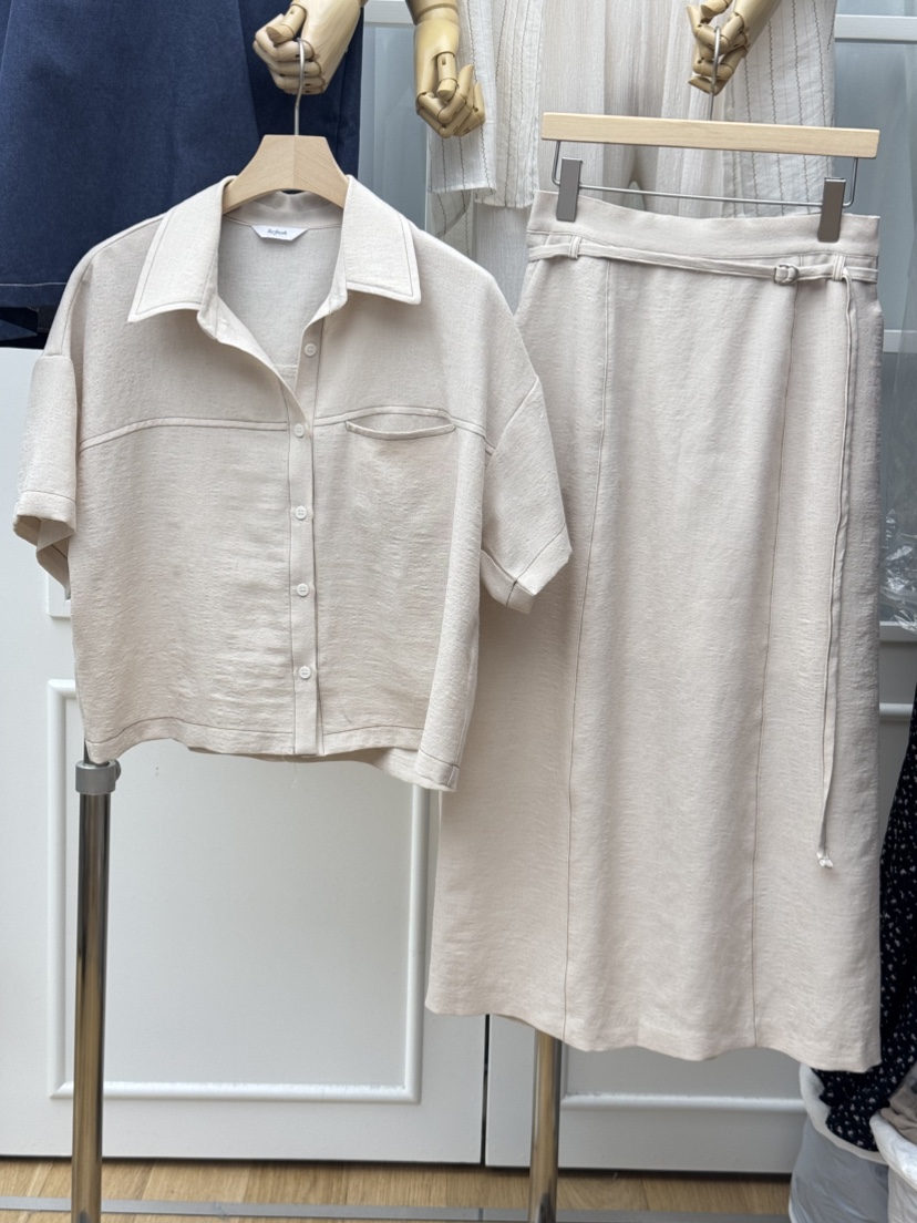 RE:FRESH-L東大門實拍女士新款推薦26春夏人氣套裝含腰帶RE:FRESH套裝圖色2