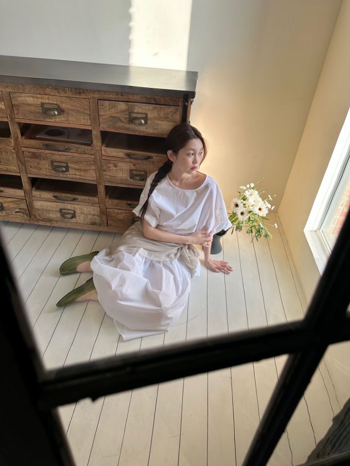 MARE韓國代購女裝新款時尚人氣真品推薦休閑熱賣連衣裙褶皺MARE連衣裙