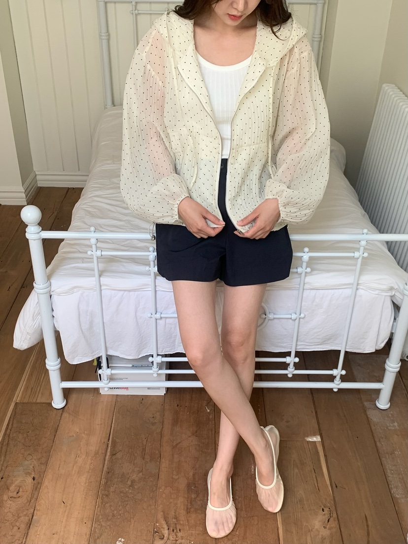 BLEECKER韓國直郵女裝新款26夏季人氣26春夏休閑夾克圓點BLEECKER夾克