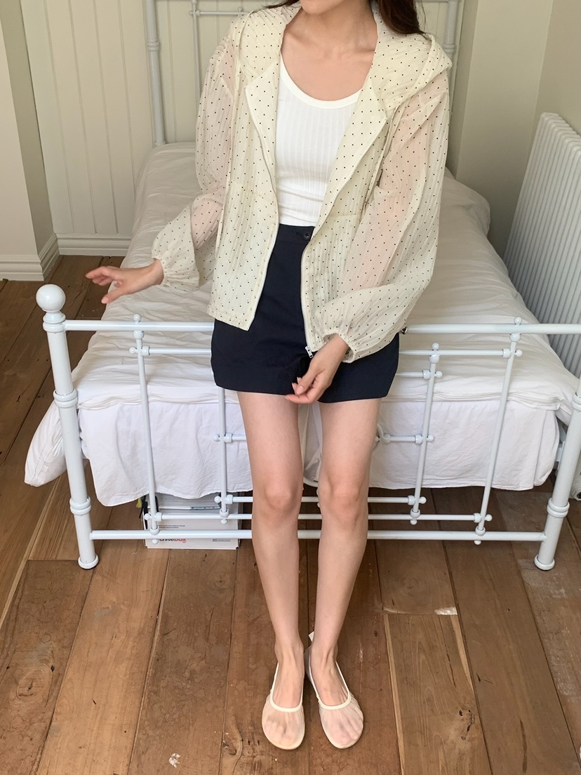 BLEECKER韓國直郵女裝新款26夏季人氣26春夏休閑夾克圓點BLEECKER夾克