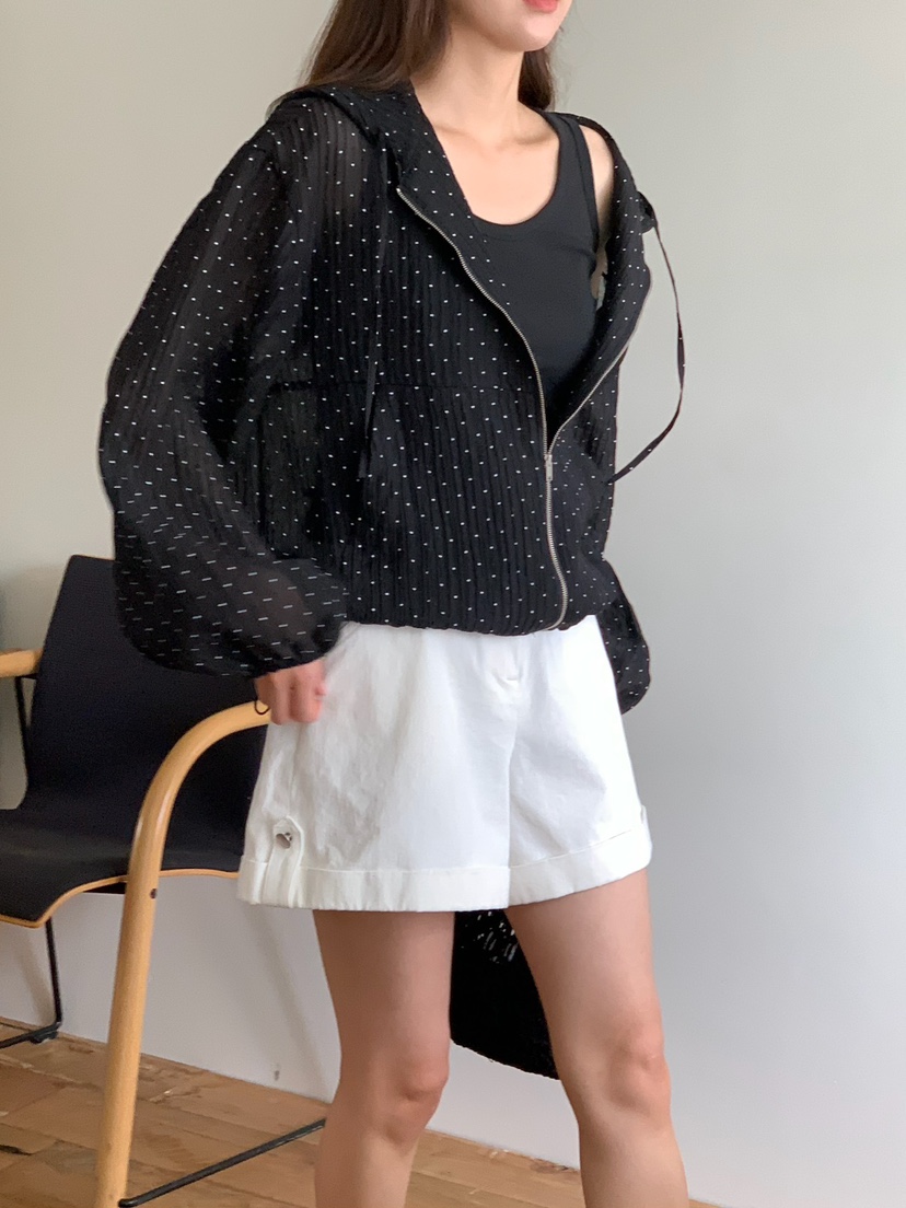 BLEECKER韓國直郵女裝新款26夏季人氣26春夏休閑夾克圓點BLEECKER夾克