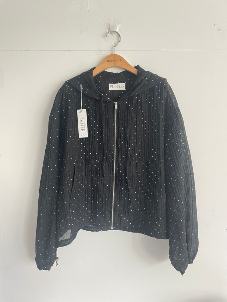 BLEECKER韓國直郵女裝新款26夏季人氣26春夏休閑夾克圓點BLEECKER夾克圖色2