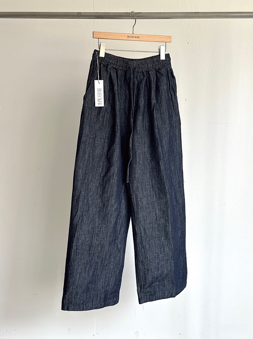 BLEECKER韓國直郵女士新款推薦時尚休閑人氣26春夏休閑褲亞麻BLEECKER休閑褲圖色1
