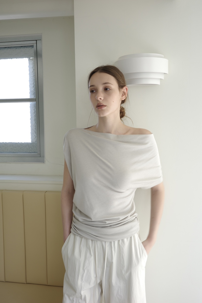 BOWIE韓國東大門代購女裝新品時尚人氣職業26春夏T恤露肩BOWIET恤