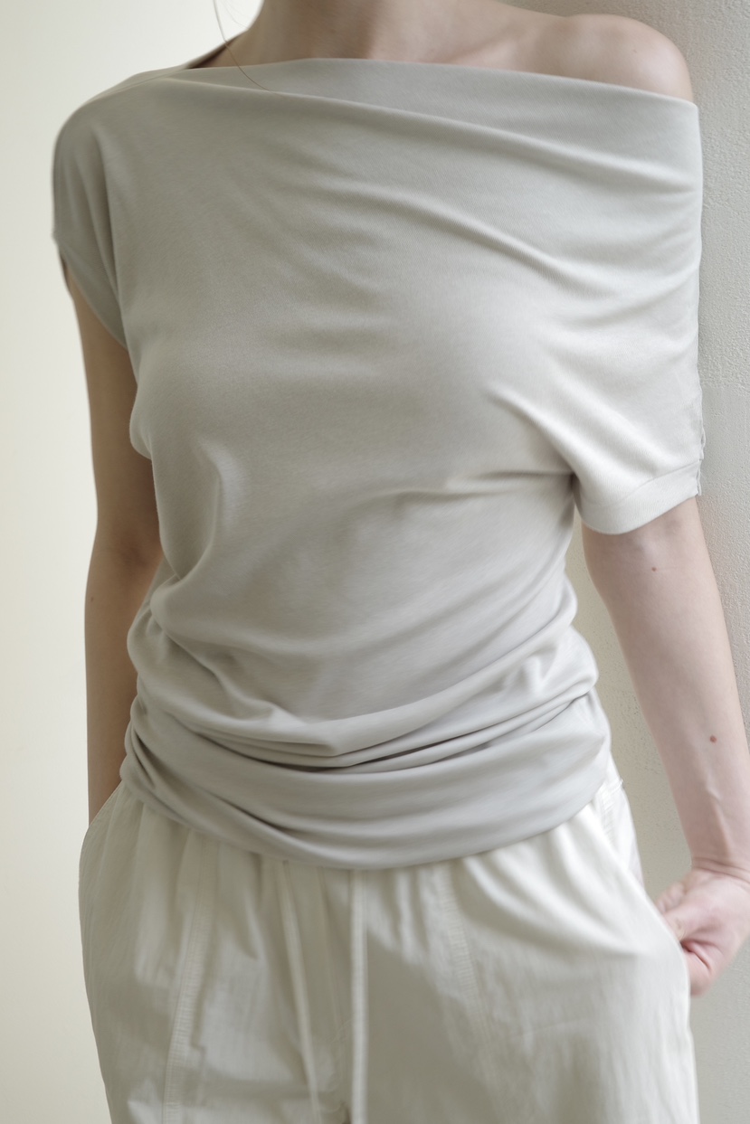 BOWIE韓國東大門代購女裝新品時尚人氣職業26春夏T恤露肩BOWIET恤