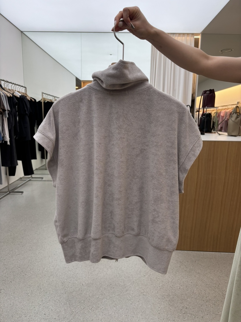 JUJU韓國直郵實拍女士新品26夏季休閑熱賣26春夏衛衣拉鏈JUJU衛衣