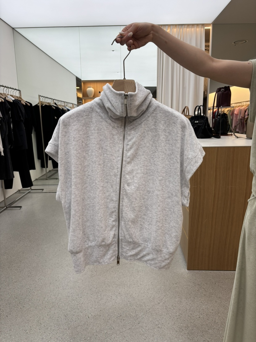 JUJU韓國直郵實拍女士新品26夏季休閑熱賣26春夏衛衣拉鏈JUJU衛衣圖色2