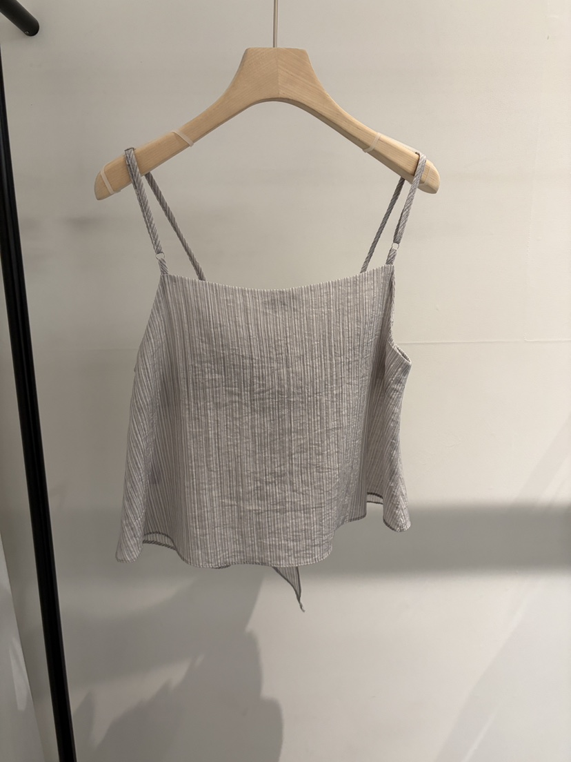 BOWIE韓國直郵女士新品26春夏休閑推薦職業熱賣吊帶背心系帶BOWIE吊帶/背心