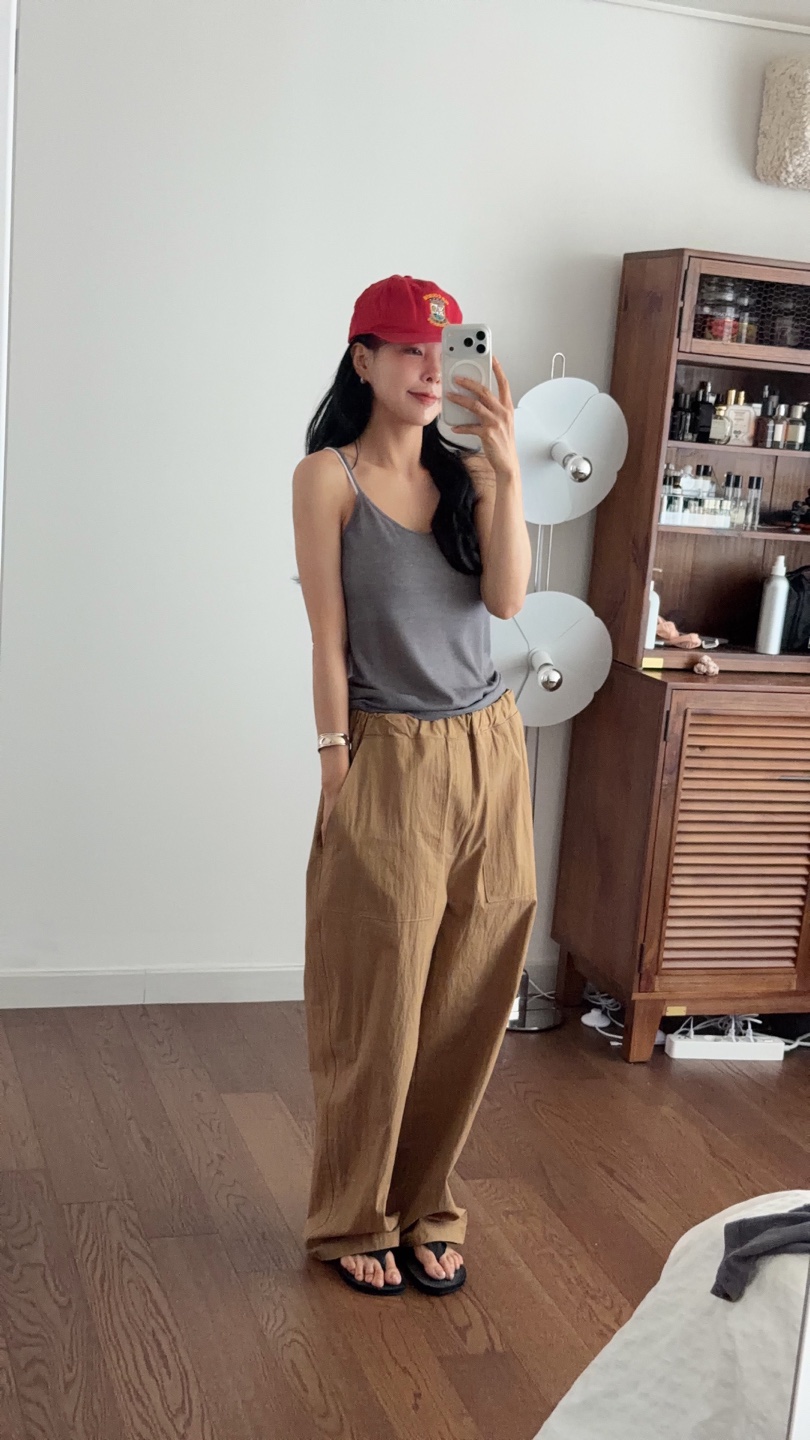 MILUI東大門代購女士新款人氣職業熱賣26春夏真品時尚休閑褲MILUI休閑褲