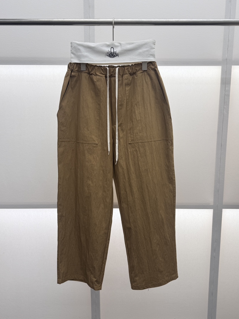 MILUI東大門代購女士新款人氣職業熱賣26春夏真品時尚休閑褲MILUI休閑褲圖色1