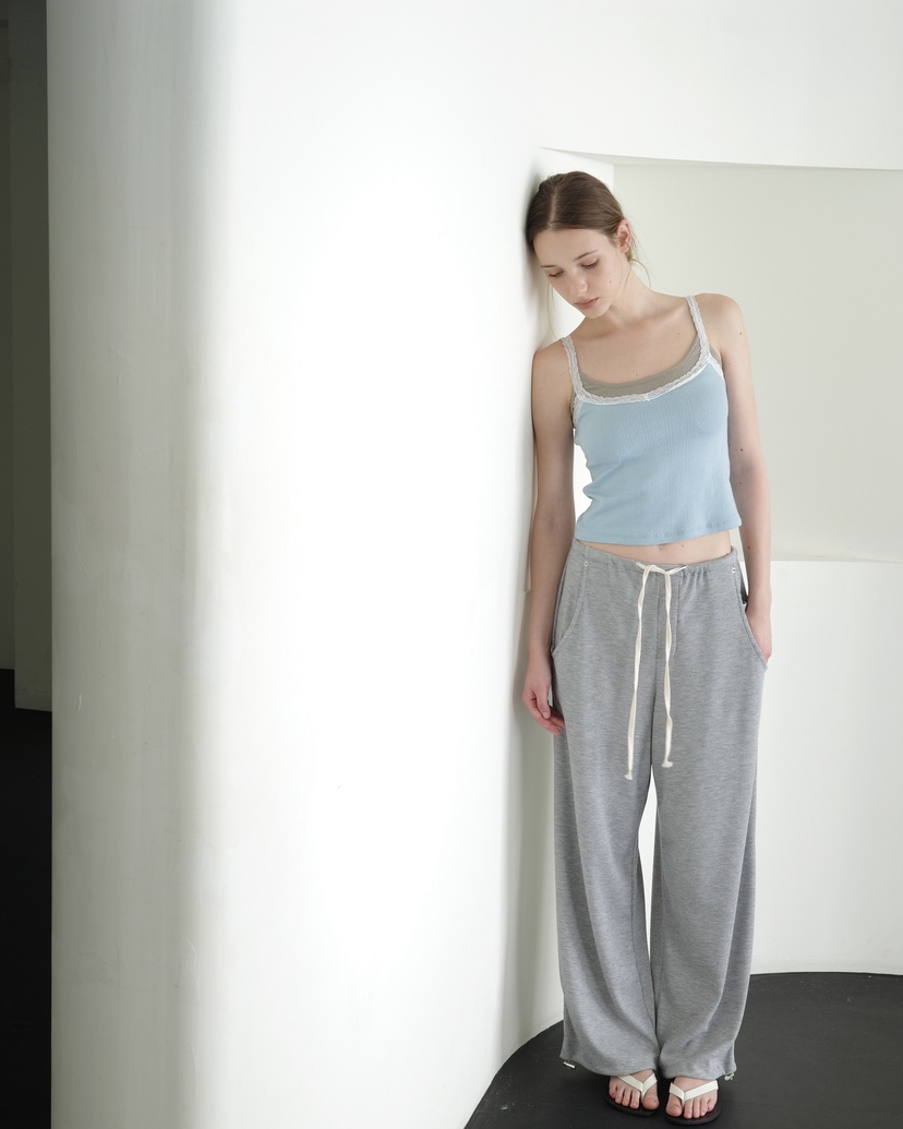 BOWIE東大門實拍韓國女士新品推薦休閑時尚吊帶背心蕾絲鏤空BOWIE吊帶/背心