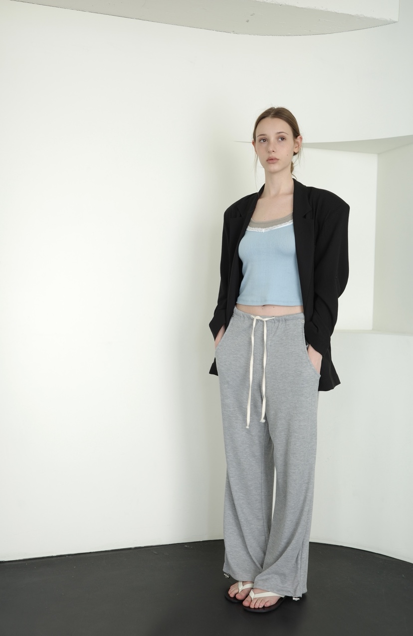 BOWIE東大門實拍韓國女士新品推薦休閑時尚吊帶背心蕾絲鏤空BOWIE吊帶/背心