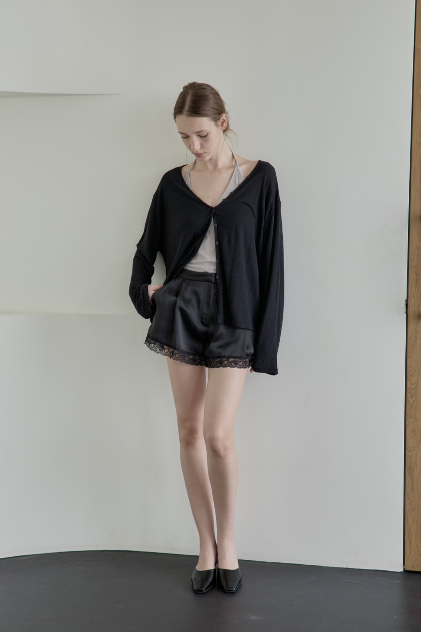 BOWIE東大門實拍韓國女士新品人氣熱賣26夏季長袖T恤開襟衫BOWIE長袖T恤