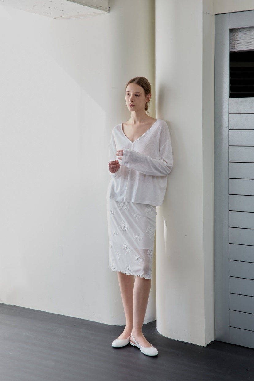 BOWIE東大門實拍韓國女士新品人氣熱賣26夏季長袖T恤開襟衫BOWIE長袖T恤