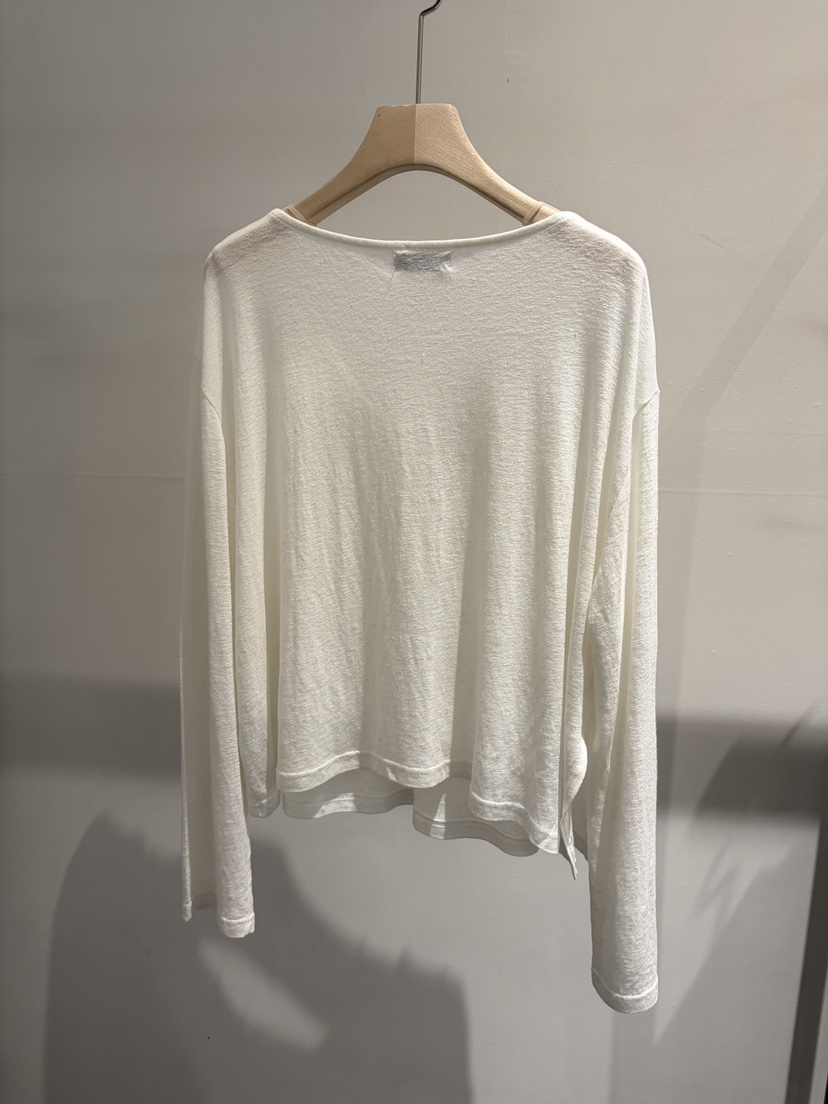 BOWIE東大門實拍韓國女士新品人氣熱賣26夏季長袖T恤開襟衫BOWIE長袖T恤