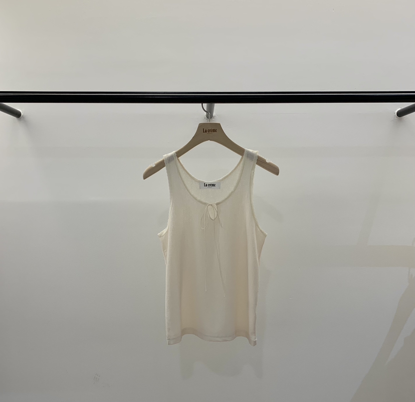 LA CREME韓國直郵實拍女士新品職業休閑26夏季吊帶背心蕾絲LA CREME吊帶/背心圖色1