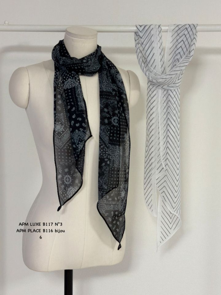 N3韓國直郵女士新品推薦職業人氣時尚熱賣圍巾披肩混紡雪紡N3圍巾/披肩