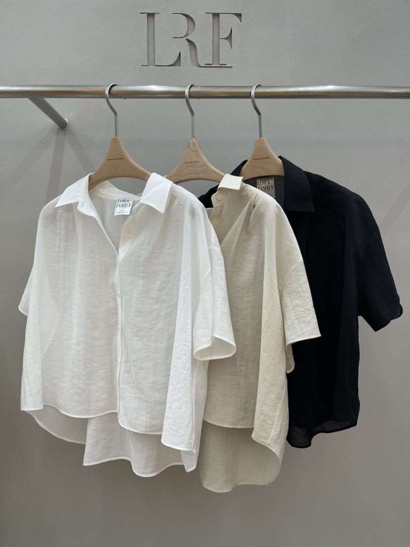 PLUS HONG-P東大門代購女裝新款推薦休閑時尚襯衫蕾絲衫LORA FAMILY/PLUS HONG襯衫/蕾絲衫