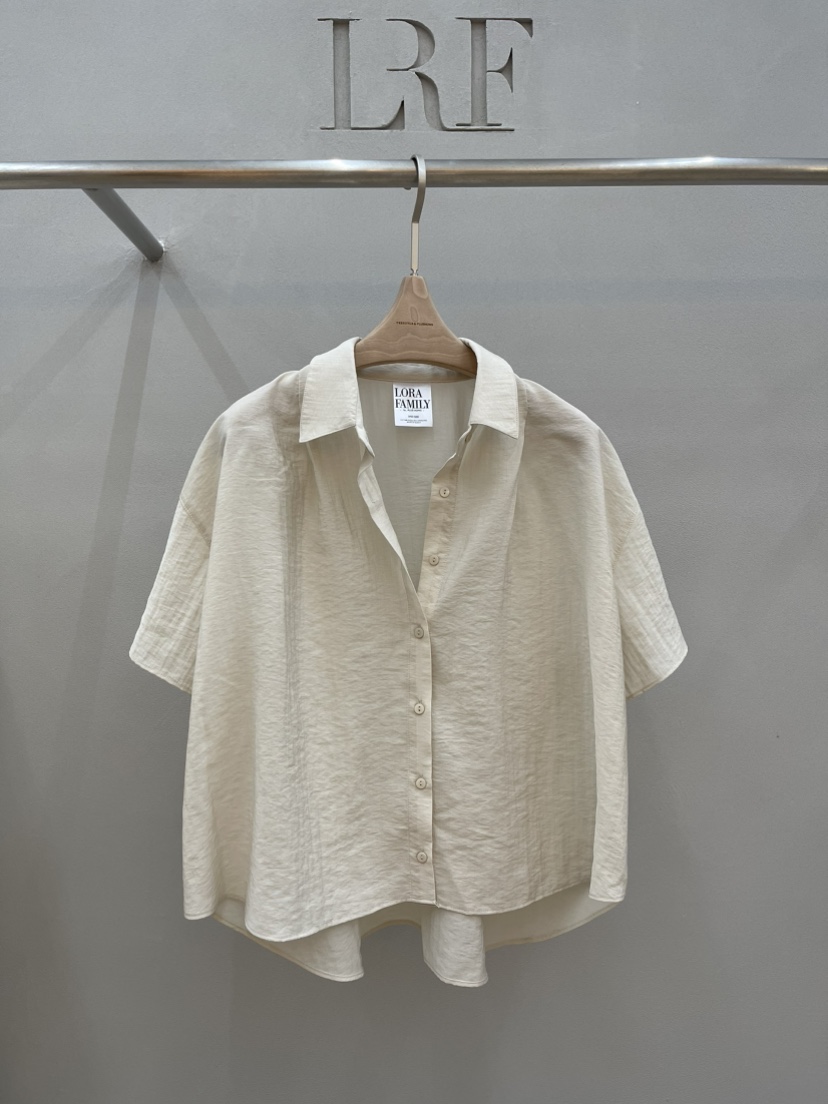 PLUS HONG-P東大門代購女裝新款推薦休閑時尚襯衫蕾絲衫LORA FAMILY/PLUS HONG襯衫/蕾絲衫圖色1