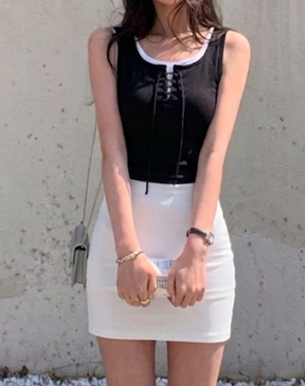 UNA/THE MAY韓國直郵女士新款休閑26夏季時尚推薦吊帶背心THEMAY/UNA吊帶/背心圖色4