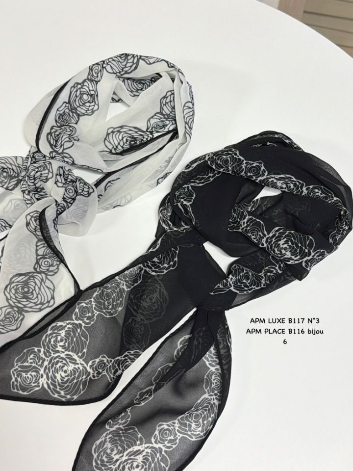 N3韓國直郵女士新品職業26夏季熱賣時尚人氣圍巾披肩雪紡N3圍巾/披肩