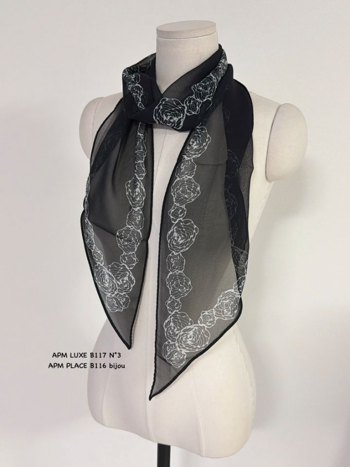 N3韓國直郵女士新品職業26夏季熱賣時尚人氣圍巾披肩雪紡N3圍巾/披肩