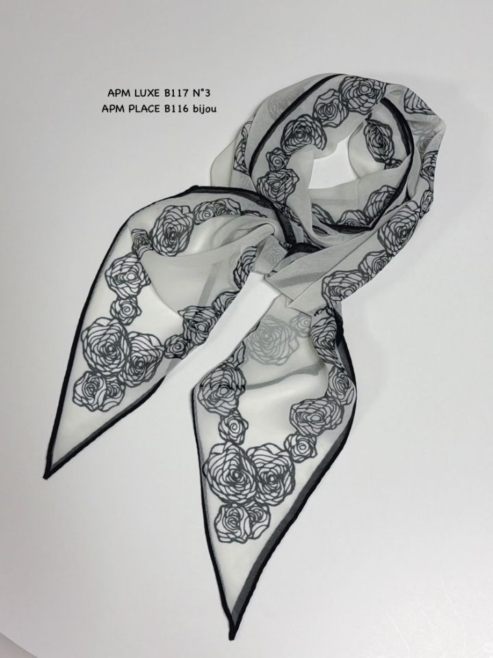 N3韓國直郵女士新品職業26夏季熱賣時尚人氣圍巾披肩雪紡N3圍巾/披肩圖色1