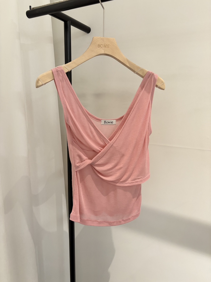 BOWIE韓國代購女士新品推薦休閑26春夏人氣時尚職業吊帶背心BOWIE吊帶/背心圖色3
