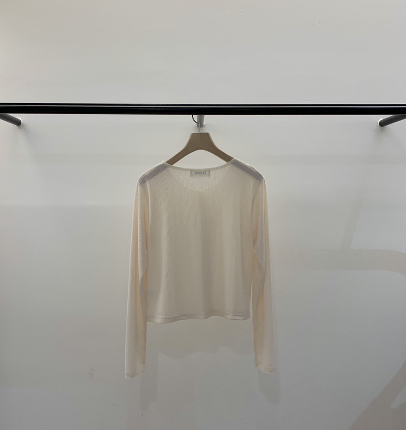 LA CREME韓國直郵女士新款熱賣休閑人氣職業推薦長袖T恤LA CREME長袖T恤