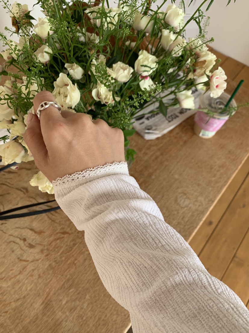 LA CREME韓國直郵女士新款熱賣休閑人氣職業推薦長袖T恤LA CREME長袖T恤