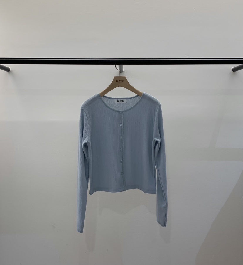 LA CREME韓國直郵女士新款熱賣休閑人氣職業推薦長袖T恤LA CREME長袖T恤圖色2