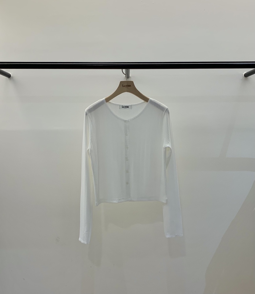 LA CREME韓國直郵女士新款熱賣休閑人氣職業推薦長袖T恤LA CREME長袖T恤圖色4