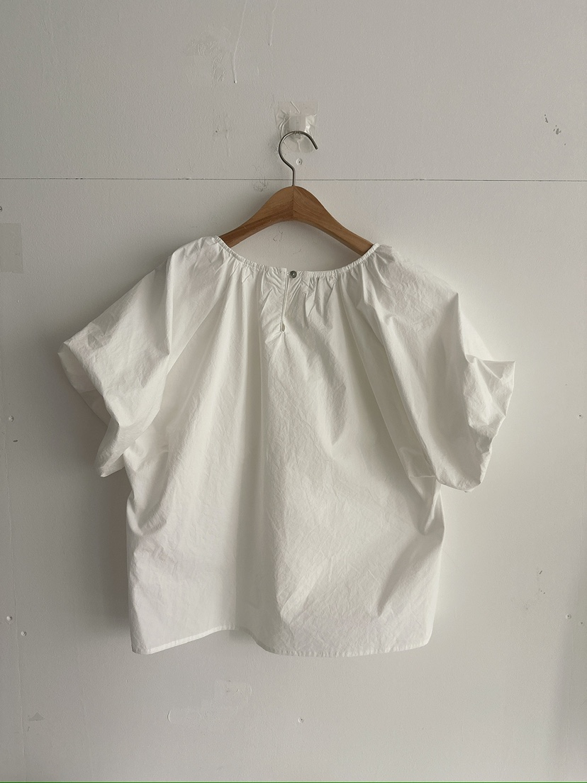 BLEECKER韓國直郵女裝新品休閑時尚職業推薦襯衫蕾絲衫褶皺BLEECKER襯衫/蕾絲衫