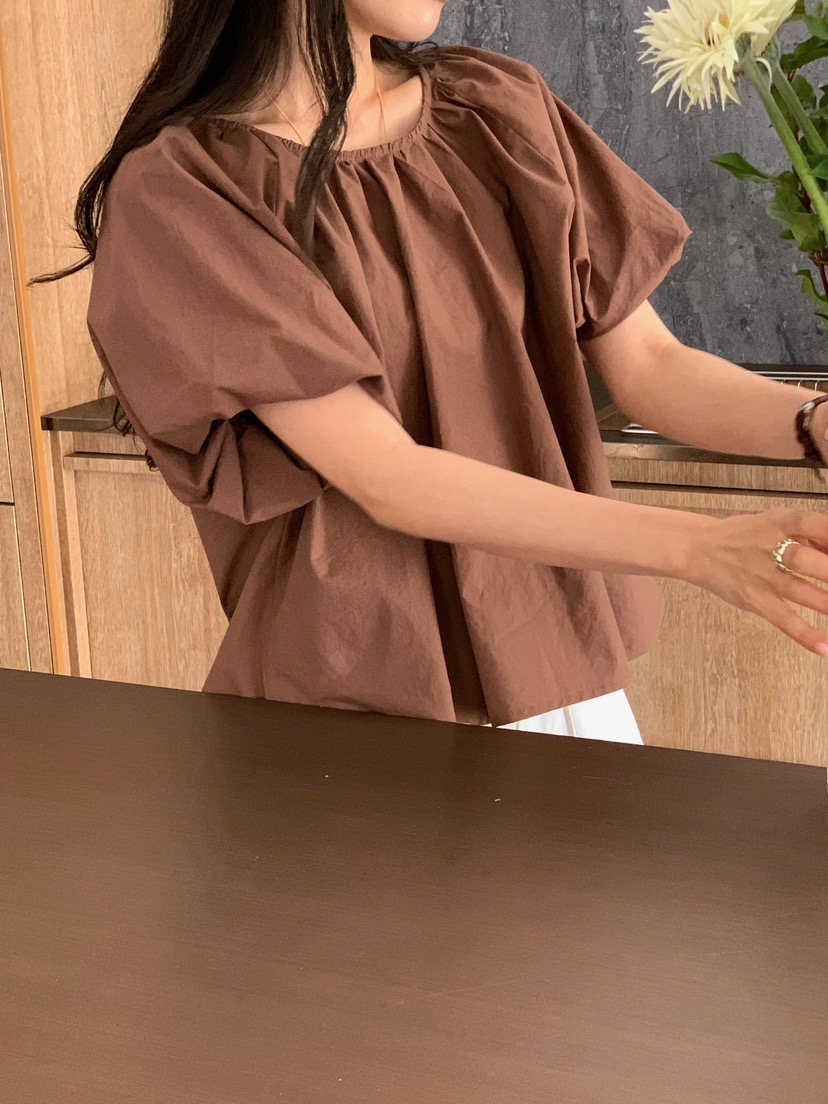 BLEECKER韓國直郵女裝新品休閑時尚職業推薦襯衫蕾絲衫褶皺BLEECKER襯衫/蕾絲衫