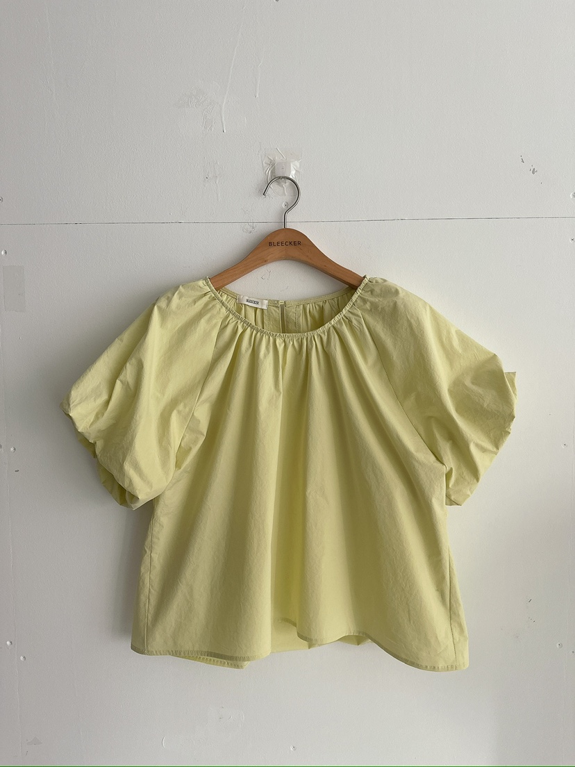 BLEECKER韓國直郵女裝新品休閑時尚職業推薦襯衫蕾絲衫褶皺BLEECKER襯衫/蕾絲衫圖色2