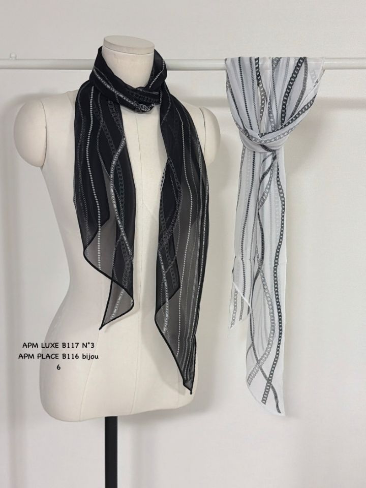 N3韓國直郵女裝新款職業推薦時尚熱賣休閑26春夏圍巾披肩雪紡N3圍巾/披肩