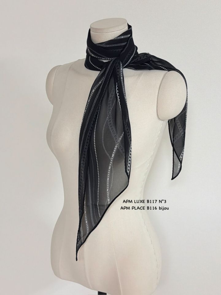 N3韓國直郵女裝新款職業推薦時尚熱賣休閑26春夏圍巾披肩雪紡N3圍巾/披肩