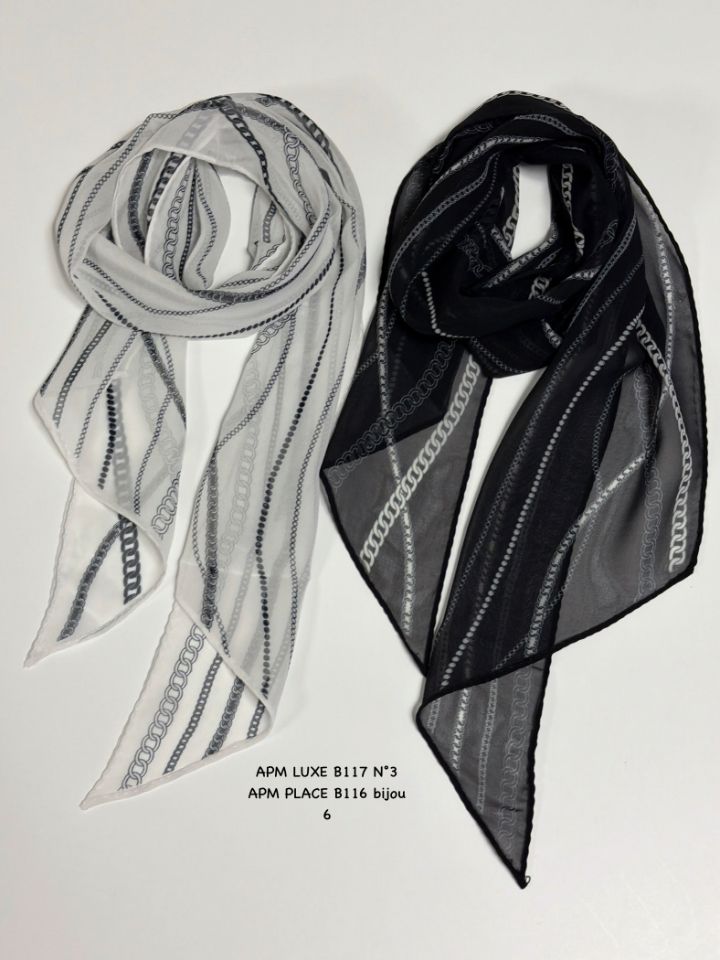 N3韓國直郵女裝新款職業推薦時尚熱賣休閑26春夏圍巾披肩雪紡N3圍巾/披肩