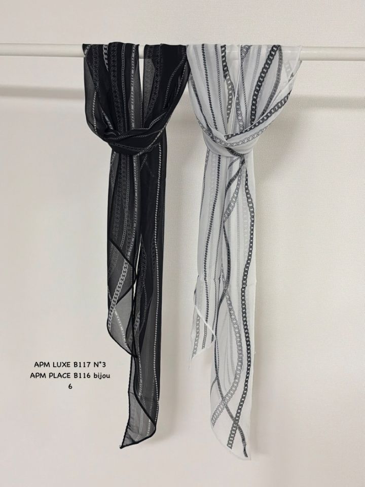 N3韓國直郵女裝新款職業推薦時尚熱賣休閑26春夏圍巾披肩雪紡N3圍巾/披肩