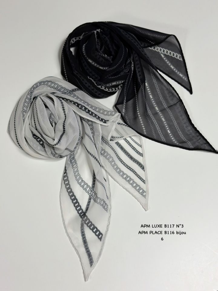 N3韓國直郵女裝新款職業推薦時尚熱賣休閑26春夏圍巾披肩雪紡N3圍巾/披肩