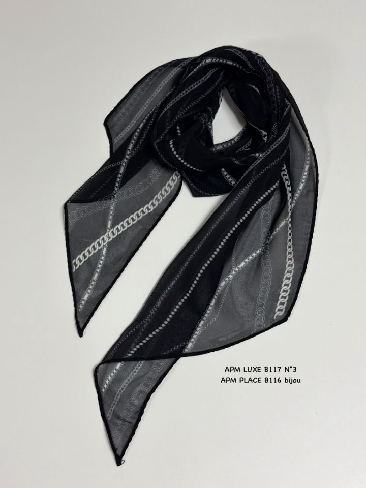 N3韓國直郵女裝新款職業推薦時尚熱賣休閑26春夏圍巾披肩雪紡N3圍巾/披肩圖色2