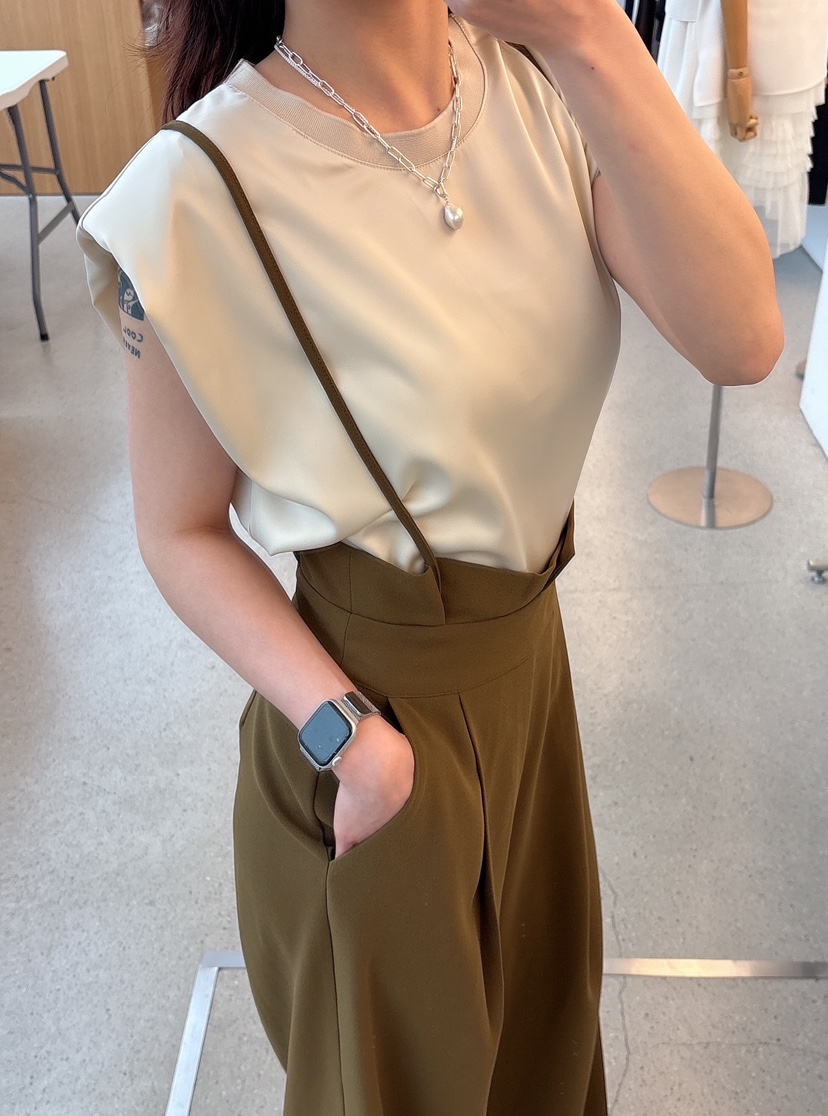 JUJU韓國東大門代購女裝新品人氣26春夏休閑時尚26夏季背帶褲JUJU背帶褲