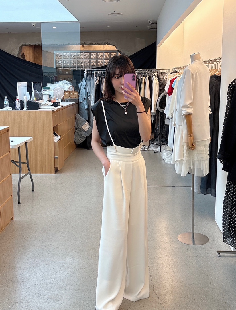 JUJU韓國東大門代購女裝新品人氣26春夏休閑時尚26夏季背帶褲JUJU背帶褲