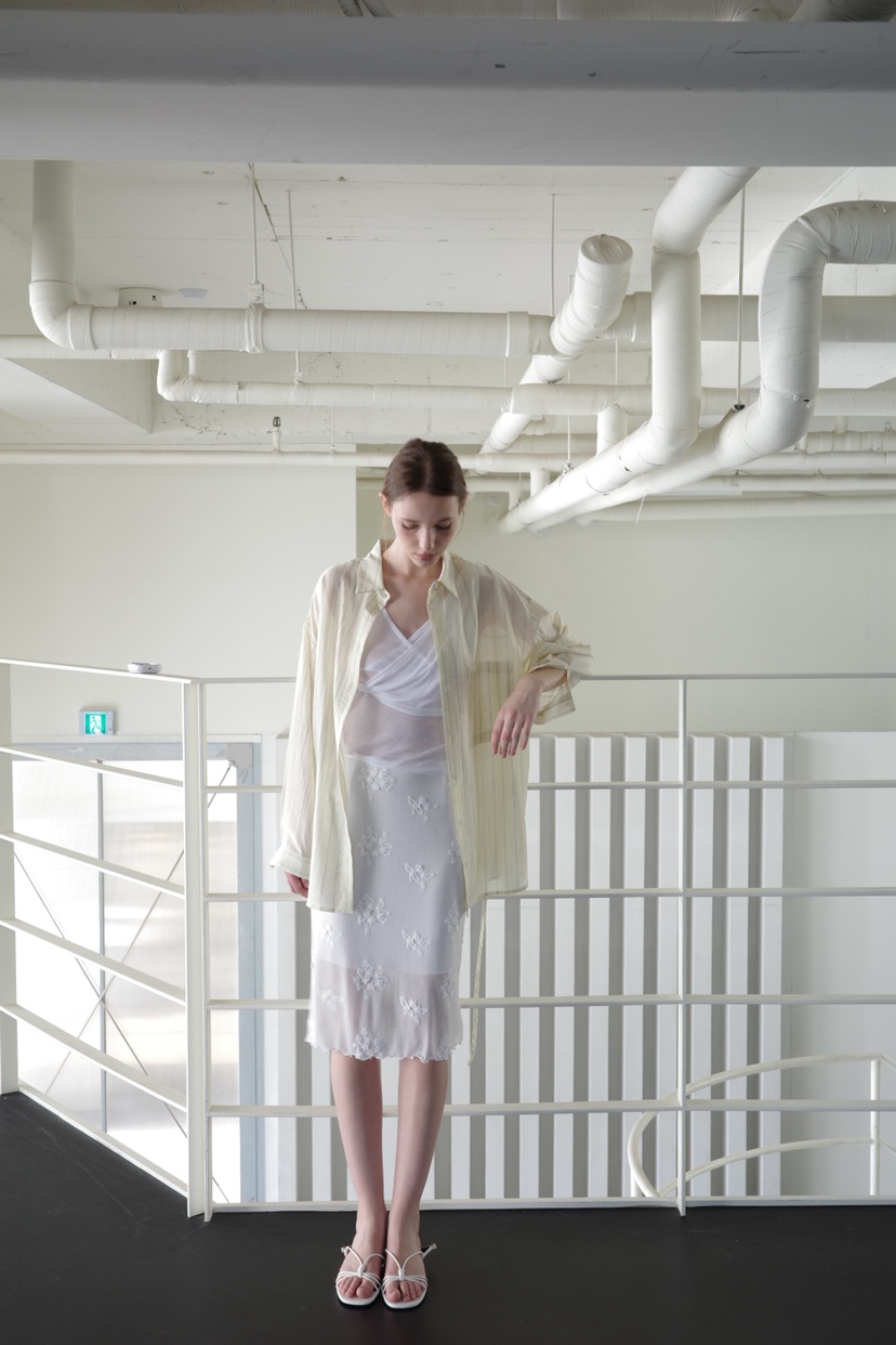 BOWIE韓國直郵女士新款26夏季職業推薦時尚熱賣半身裙中短裙BOWIE半身裙/中短裙