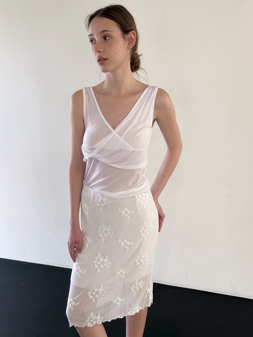 BOWIE韓國直郵女士新款26夏季職業推薦時尚熱賣半身裙中短裙BOWIE半身裙/中短裙