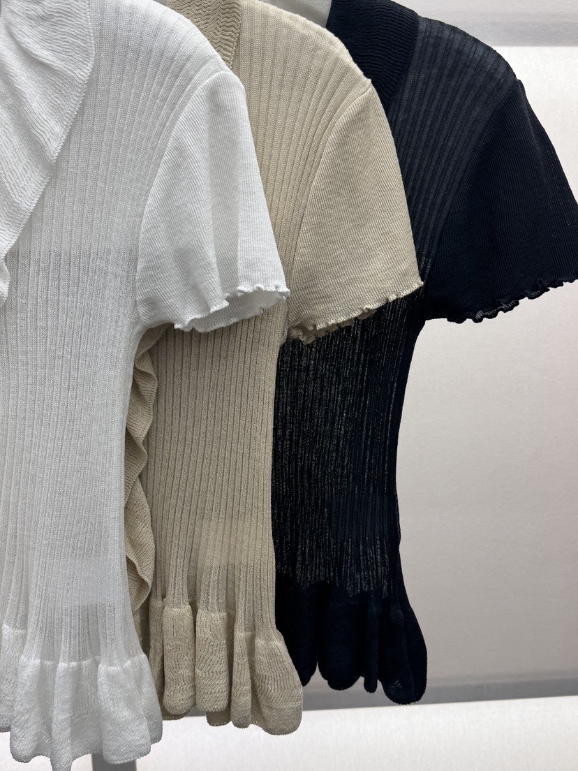 MILUI韓國直郵實拍女裝新款推薦人氣休閑職業時尚26夏季針織衫MILUI針織衫